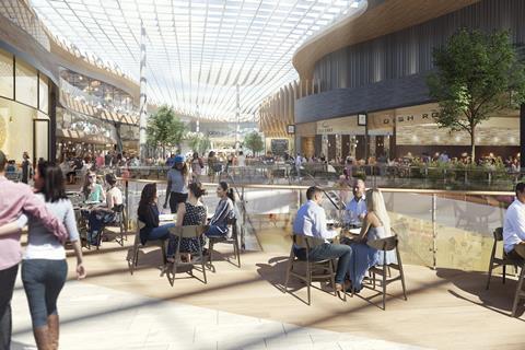 A revamped food court will provide more space for shoppers to relax, eat and drink during their visit.